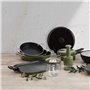 Plancha grill Quid Naturalia Noir Métal 39 x 28 cm (6 Unités)