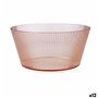 Saladier Quid Sunset Coral Corail Plastique Ø 25 cm (12 Unités)