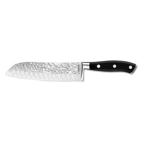 Couteau Santoku Sabatier Carbon Noir Métal Bakélite (6 Unités)