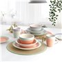 Assiette plate Quid Kaleido Vert Corail Céramique Ø 27 cm (12 Unités)