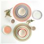 Assiette plate Quid Kaleido Vert Corail Céramique Ø 27 cm (12 Unités)
