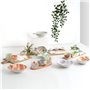 Assiette plate Quid Kaleido Vert Corail Céramique Ø 27 cm (12 Unités)