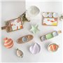 Bol pour Apéritifs Quid Kaleido Blanc Céramique 14 x 9 x 3 cm (4 Unités)