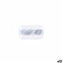 Plateau Quid Chicago Blanc Céramique 15 x 9 cm (12 Unités)