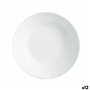 Assiette creuse Luminarc Zelie Blanc verre Ø 20 cm (12 Unités)