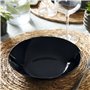 Assiette creuse Luminarc Zelie Negro Noir verre Ø 20 cm (12 Unités)