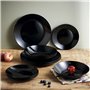 Assiette à dessert Luminarc Zelie Negro Noir verre Ø 18 cm (12 Unités)