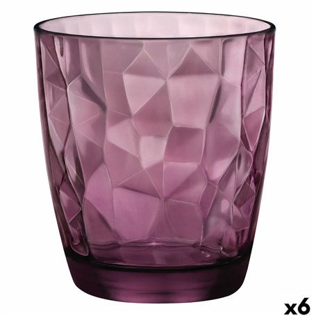 Verre Bormioli Rocco Diamond Pourpre verre 300 ml (6 Unités)