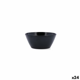 Bol pour Apéritifs Quid Select Basic Noir Mélamine 15 cm (24 Unités)