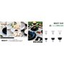 Bol pour Apéritifs Quid Select Basic Noir Mélamine 13 cm (24 Unités)