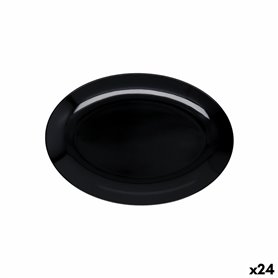 Plateau Quid Select Basic Noir Mélamine 25 x 18 cm (24 Unités)