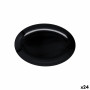 Plateau Quid Select Basic Noir Mélamine 25 x 18 cm (24 Unités)