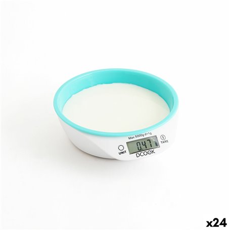 balance de cuisine Dcook Gallery Blanc Vert 5 kg 1 L (24 Unités)