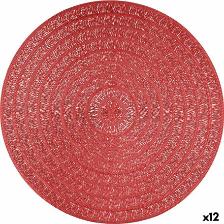 Dessous de plat Quid Habitat Rouge Plastique Ø 38 cm (12 Unités)