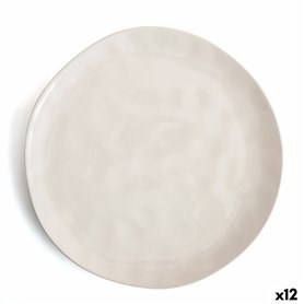 Assiette plate Bidasoa Cosmos Blanc Céramique 26 cm (12 Unités)