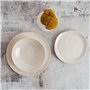 Assiette à dessert Bidasoa Cosmos Blanc Céramique Ø 20 cm (12 Unités)