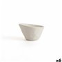 Bol pour Apéritifs Bidasoa Cosmos Blanc Céramique 12 cm (6 Unités)