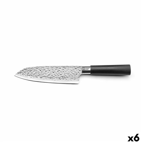 Couteau Santoku Richardson Sheffield Katana Noir Métal Bakélite 17