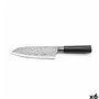 Couteau Santoku Richardson Sheffield Katana Noir Métal Bakélite 17