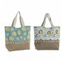 Sac DKD Home Decor Citron Polyester Jute (2 pcs) (44 x 15 x 57 cm)