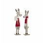 Décorations de Noël DKD Home Decor Polyester Bois (2 pcs) (9 x 6 x 39 cm)