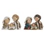 Crèche de Noël DKD Home Decor Résine Multicouleur (16 x 9 x 12 cm) (2 Unités)