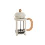 Cafetière à Piston Home ESPRIT Blanc Naturel Acier inoxydable 800 ml 15 x 10 x 22 cm