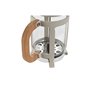 Cafetière à Piston Home ESPRIT Blanc Naturel Acier inoxydable 800 ml 15 x 10 x 22 cm