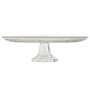 Assiette plate Home ESPRIT Transparent Doré Verre 33 x 33 x 9,4 cm