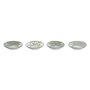 Service de vaisselle Home ESPRIT Blanc Vert Porcelaine 20 x 20 x 4 cm