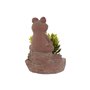 Plante décorative Home ESPRIT Polyéthylène Ciment Grenouille 9 x 9 x 13 cm (3 Unités)