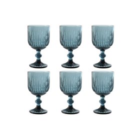 Set de Verres Home ESPRIT Bleu Verre 8