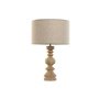 Lampe de bureau Home ESPRIT Beige Naturel Bois de manguier 50 W 220 V 40 x 40 x 60 cm 35 x 35 x 55 cm