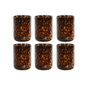 Set de Verres Home ESPRIT Verre Vintage 320 ml (6 Unités)