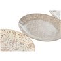 Service de vaisselle Home ESPRIT Marron Beige Porcelaine 19 x 19 x 2 cm