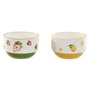 Bol Home ESPRIT Jaune Rouge Vert Porcelaine Moderne 600 ml 15