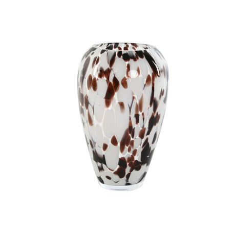 Vase Home ESPRIT Blanc Marron Verre Moderne 15