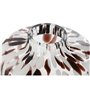 Vase Home ESPRIT Blanc Marron Verre Moderne 15 x 15 x 17 cm