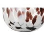 Vase Home ESPRIT Blanc Marron Verre Moderne 15 x 15 x 17 cm