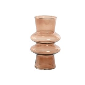 Vase Home ESPRIT Ambre Verre Moderne 11