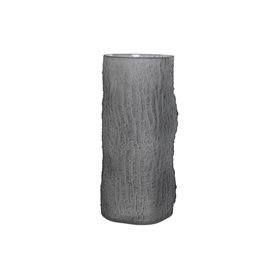 Vase Home ESPRIT Gris Verre Moderne 14 x 14 x 31