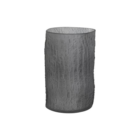 Vase Home ESPRIT Gris Verre Moderne 13 x 13 x 21 cm