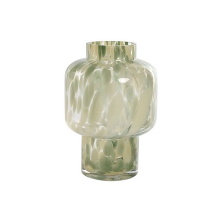 Vase Home ESPRIT Vert Crème Verre Moderne 15 X 15 X 21