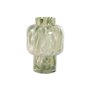 Vase Home ESPRIT Vert Crème Verre Moderne 15 X 15 X 21