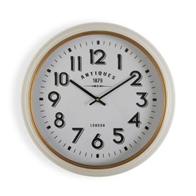 Horloge Murale Versa Antiques Blanc Bois MDF Bois MDF/Métal 5