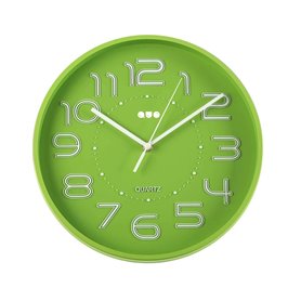 Horloge Murale Versa Vert Plastique 3