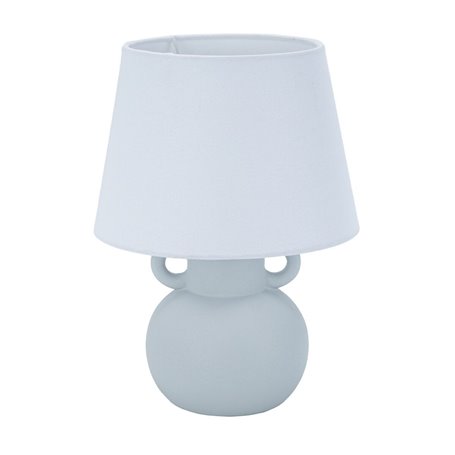 Lampe de bureau Versa Gris Lin Céramique 20 x 28 cm