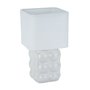 Lampe de bureau Versa Blanc Lin Céramique 16 x 29 cm