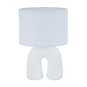 Lampe de bureau Versa Blanc Céramique 18 x 28 cm