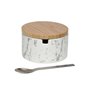 Sucrier Versa Céramique Bambou Acier Dolomite 12 x 6